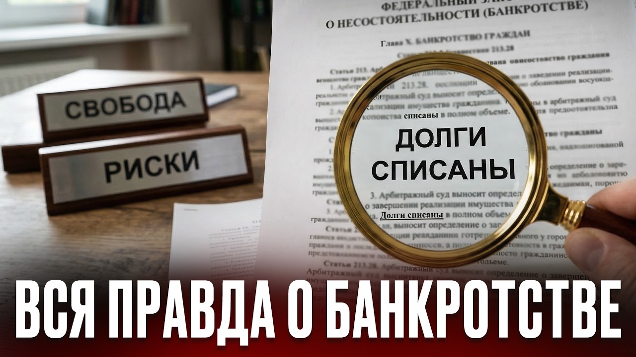 БАНКРОТСТВО 2026: самый полный разбор. Риски, стоимость и пошаговая инструкция