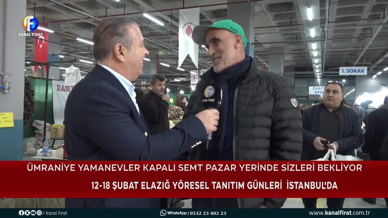 Canlı Yayın İstanbul Elazığ Yöresel Ürünler Fuarı 13 02 2026
