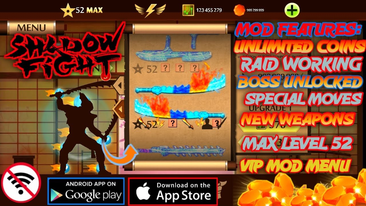 Shadow Fight 2 Mods 2026 & Latest Hacks: SF2, SF3, Arena, Shades | Max Level, Unlimited Money