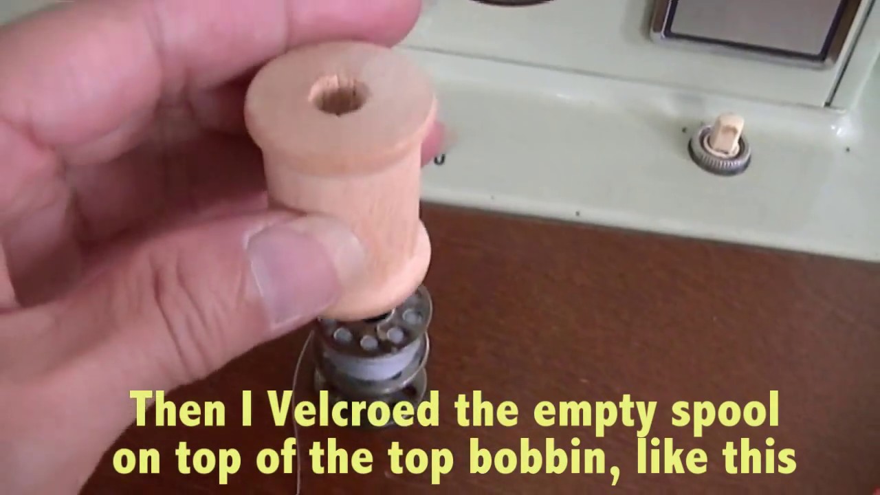 Refill & Reuse Old Sewing Thread Spools Using a Sewing Machine