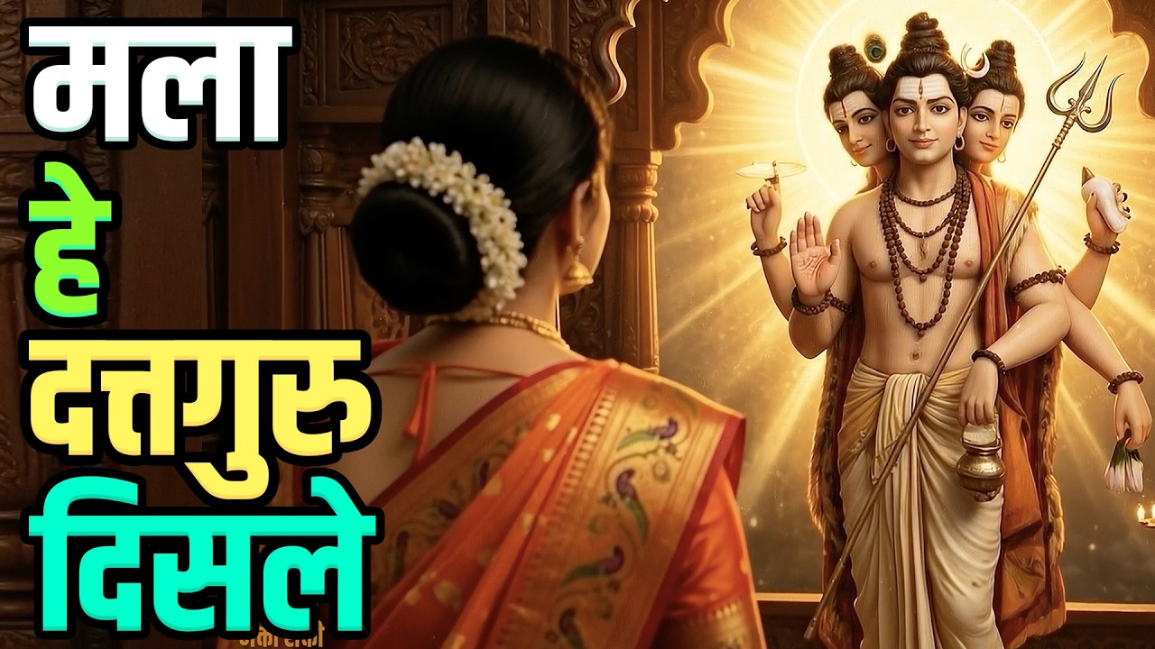 मला हे दत्तगुरु दिसले |दत्तगुरु भक्तिगीते | Mala He Dattguru Disle |Datt Bhakti Songs| BhaktiShakti
