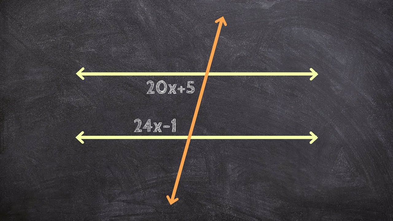 Using Consecutive Interior Angles to Find the Value of X