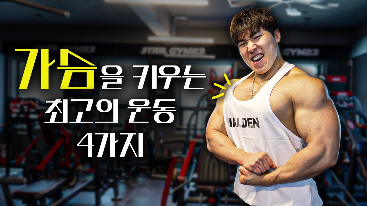 이번 여름 가득찬 티셔츠를 만들 가슴 루틴