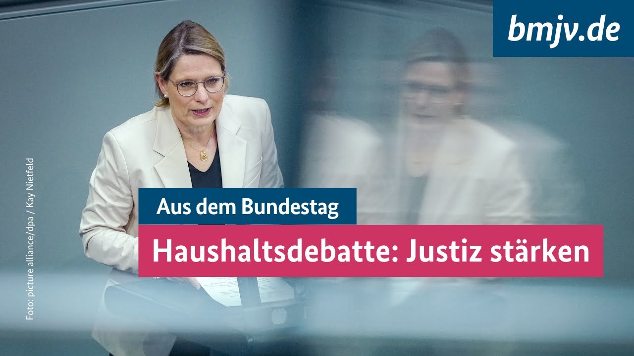 Haushaltsdebatte: #Justiz stärken