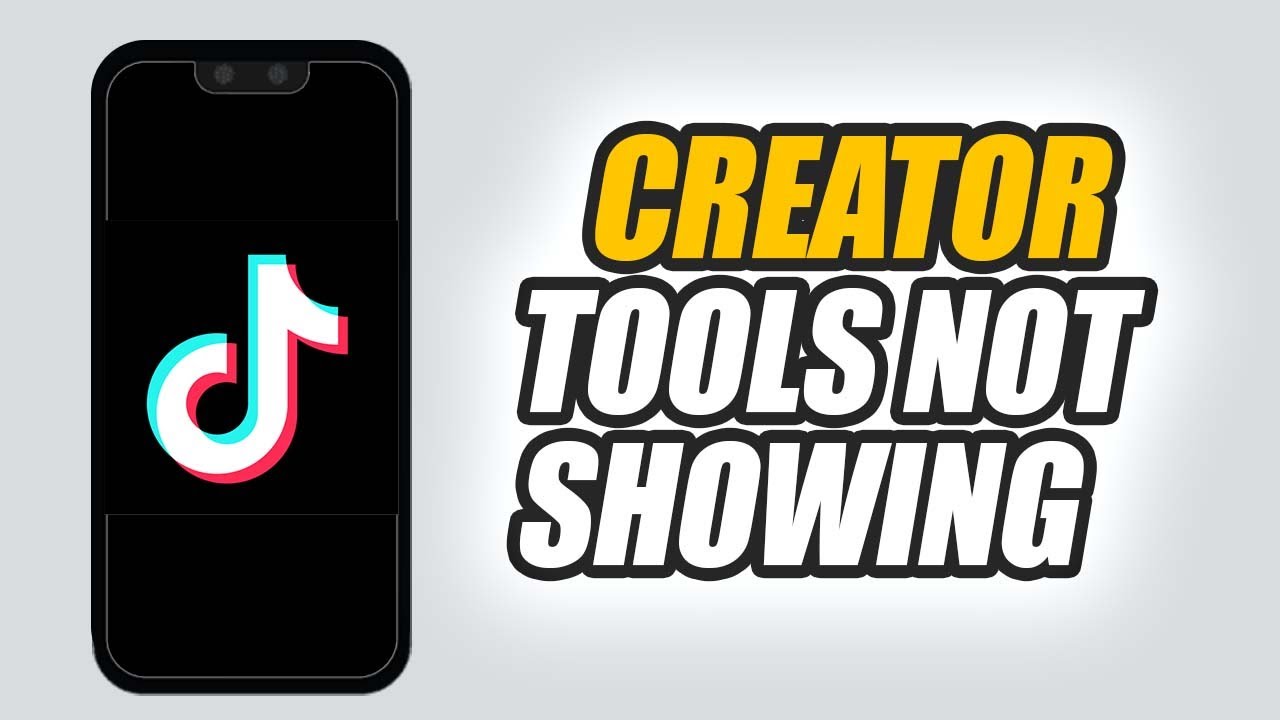 How To Fix TikTok App Creator Tools Not Showing