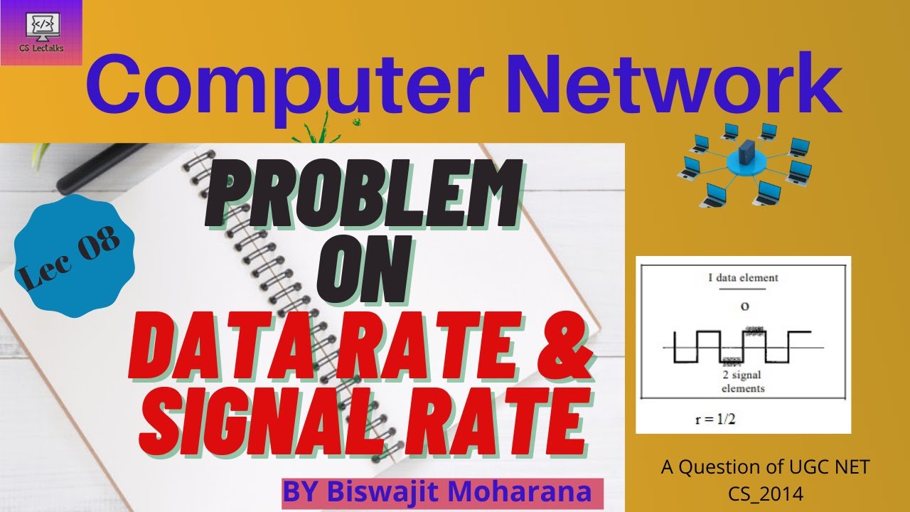 Data rate and Signal rate problems || problem on data rate & signal rate || Data and signal rate