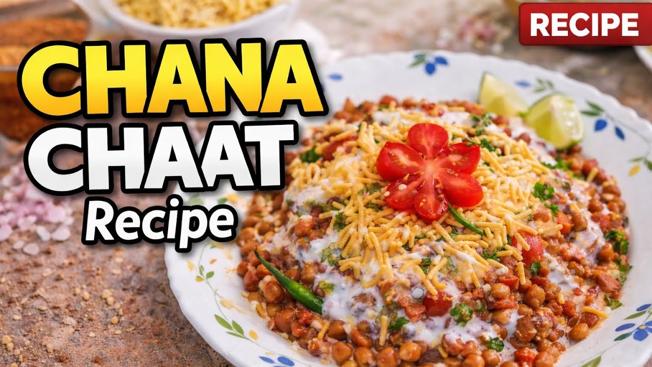 Chana Chaat Recipe | Ramzan special Easy & Tasty Chana Chaat at Home @FoodFantastik 