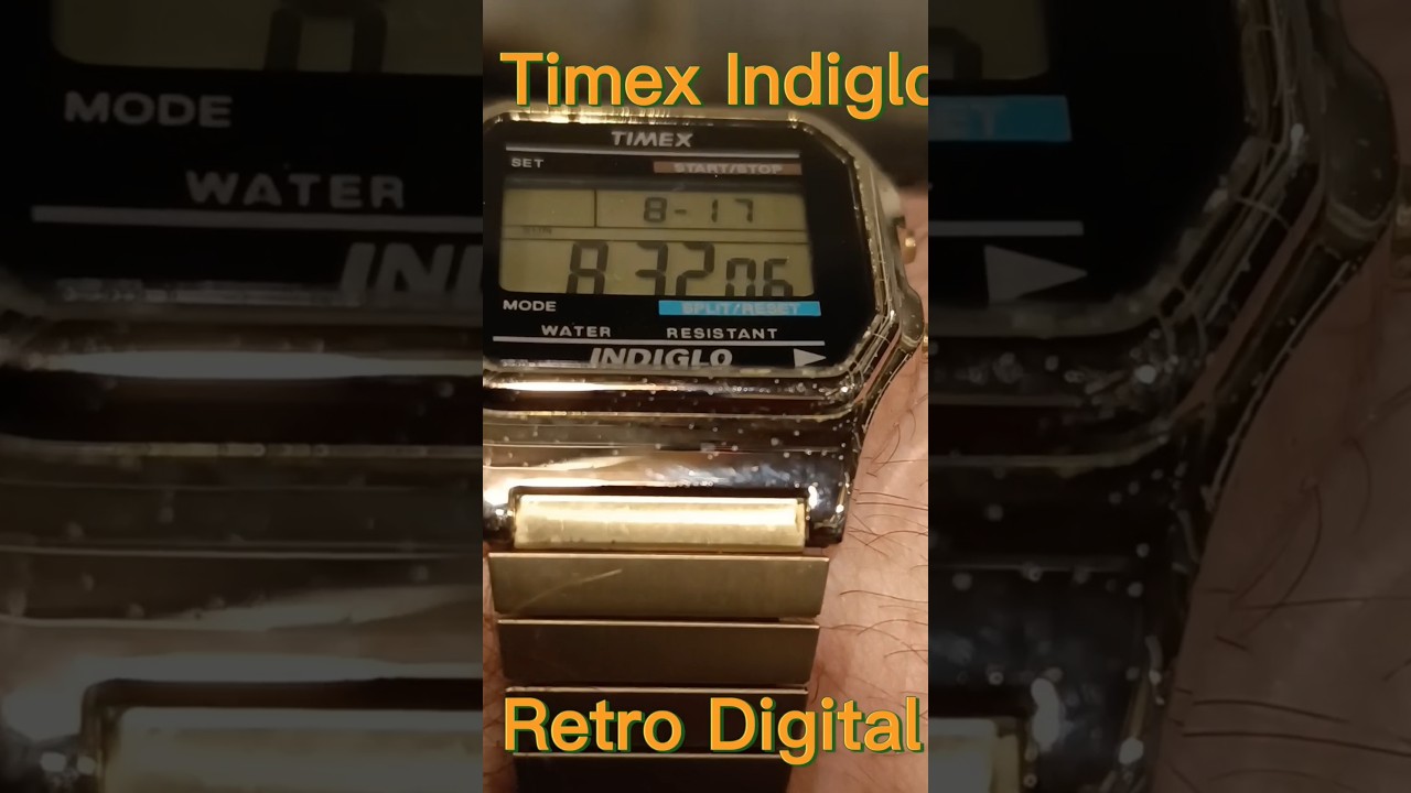 ⏱ One Watch a Day | Timex Indiglo Retro Digital Gold | Day 82