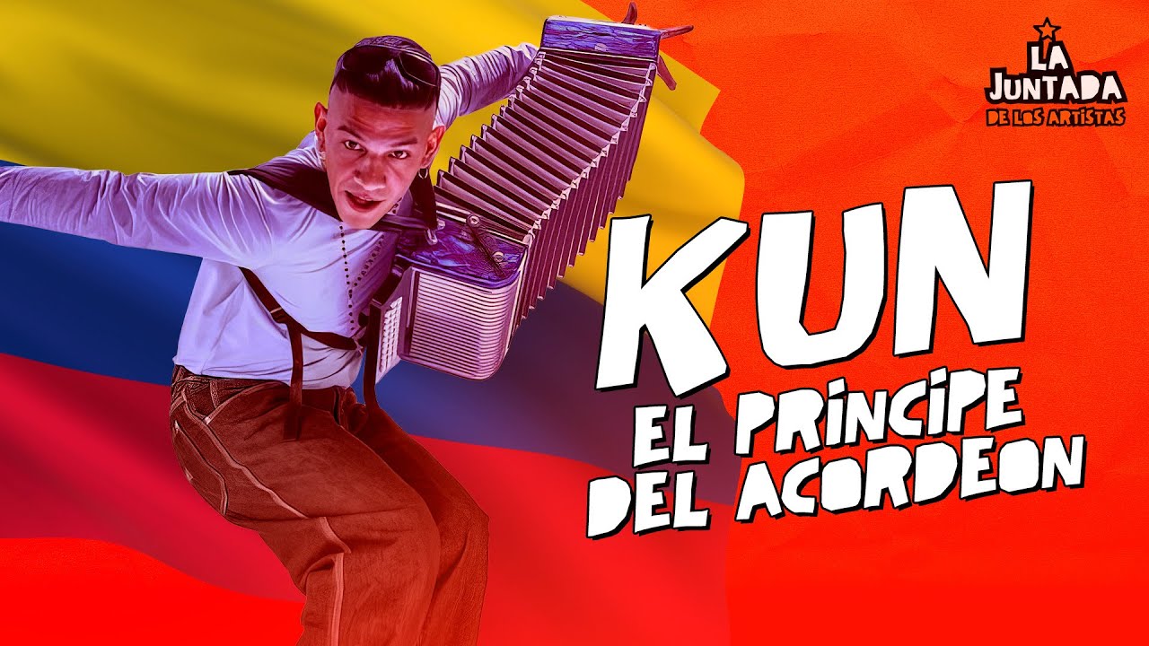 KUN El principe del acordeon / ENGANCHADO EN VIVO en LA JUNTADA DE LOS ARTISTAS !