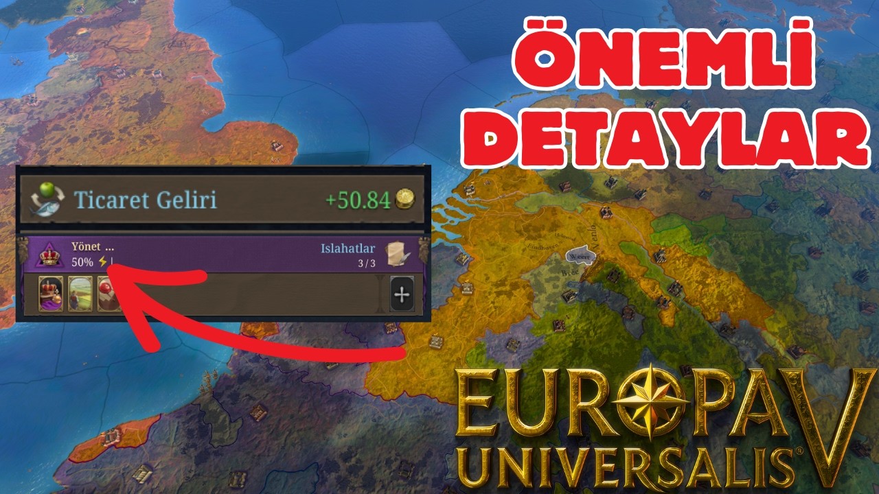 Europa Universalis 5 - Mutlaka Bilmeniz Gereken 15 Özellik! (Türkçe)