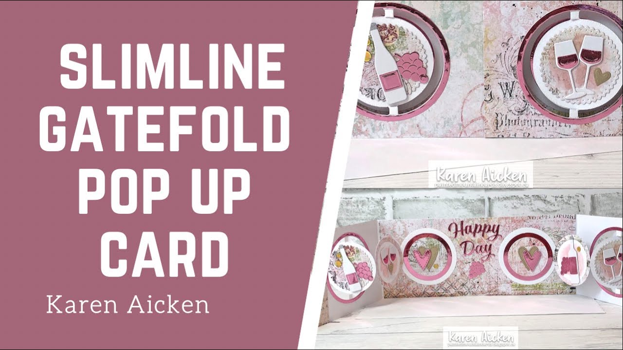 Slimline Gatefold Pop Up