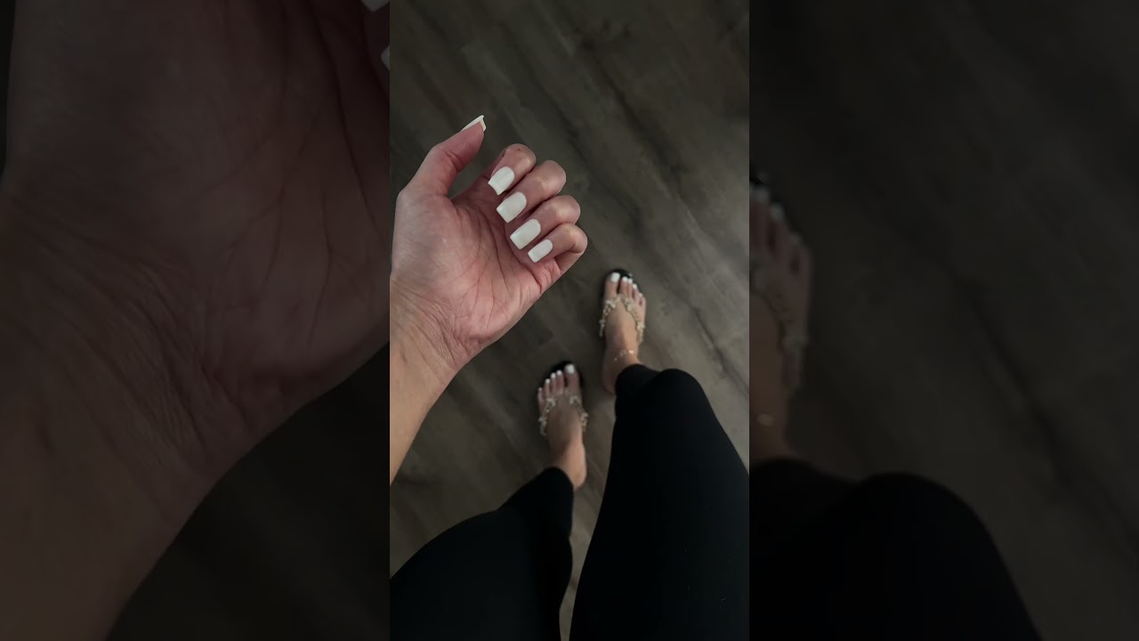 White toes over everything! Ya feel me? #pedicure #manicure #frenchtips #selfcare