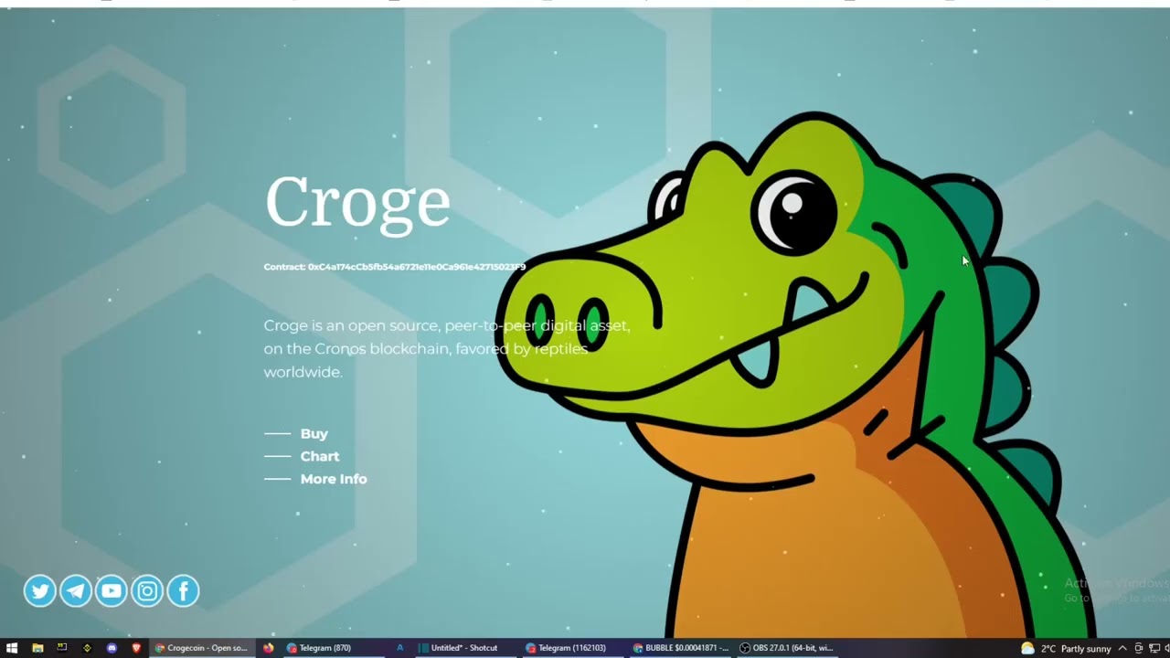 CROGE NEW #DOGE for #CRO Platform?? FIRST EVER MEME TOKEN ON CRO SET TO EXPLODE
