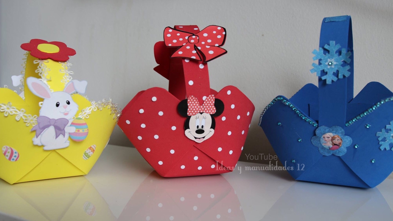 Dulceros para fiestas de niñas / canastitas de dulces / bolos para fiestras