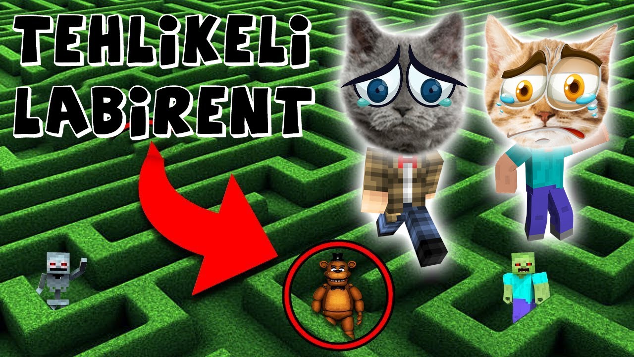 TEHLİKELİ LABİRENTTEN KAÇIŞ - Minecraft w / Gaffur