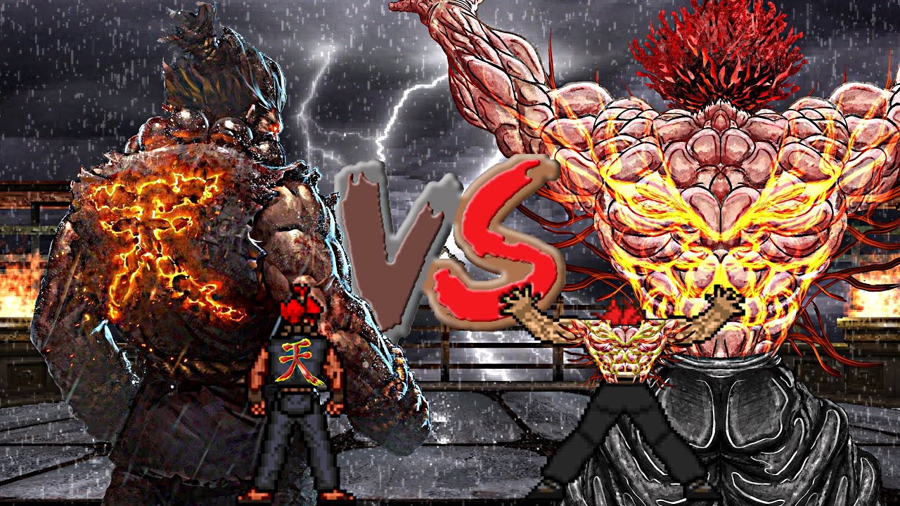 Yujiro Hanma Vs Akuma (Baki the Grappler vs Street Fighter) Mugen