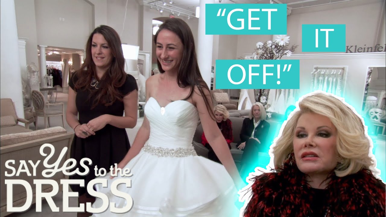 Fashion Critic Joan Rivers Weighs In On Bride's Dresses! | Say Yes To The Dress