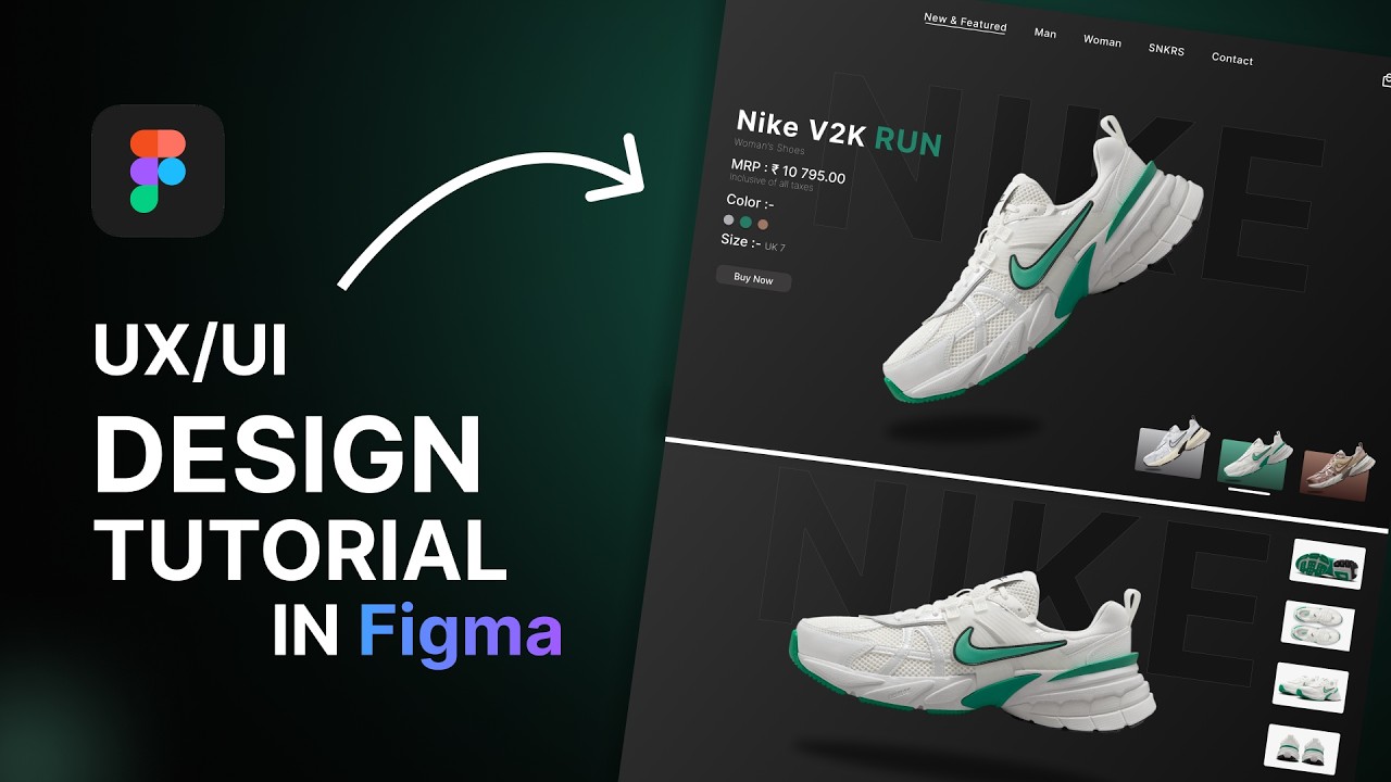 Figma Tutorial :- Designing a Fully Responsive Landing Page with Animation in Figma