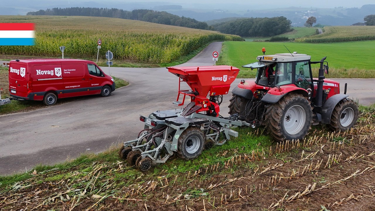 Triticale Direktsaat nach Mais | Massey Ferguson 6475 // Novag T-ForcePlus 150 | Luxemburg 2024