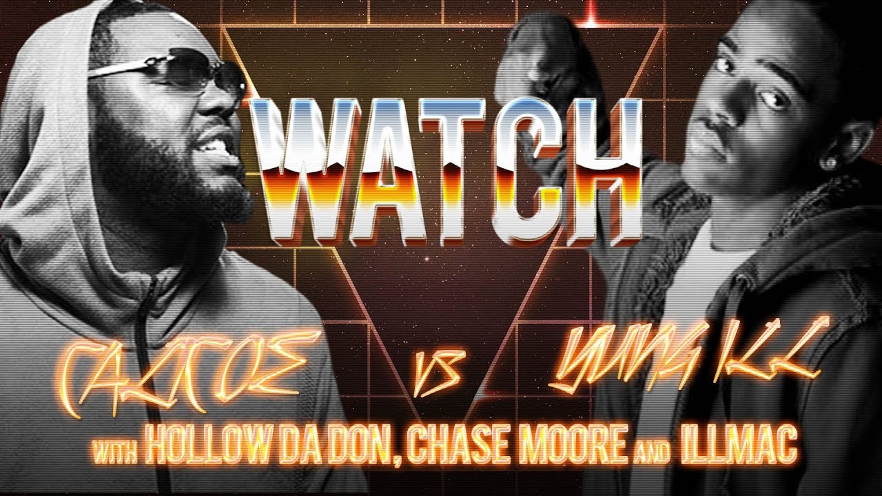 WATCH: CALICOE vs YUNG ILL with HOLLOW DA DON, ILLMAC and CHASE MOORE