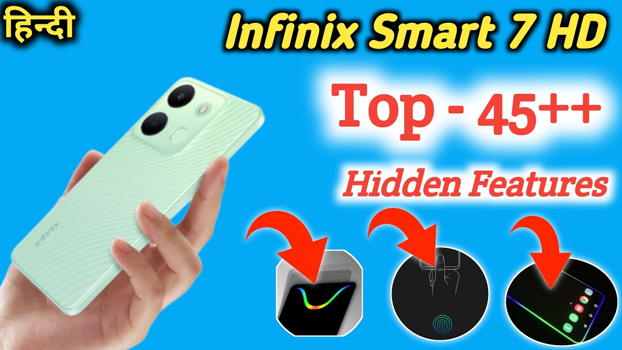 Infinix Smart 7 HD Tips And Tricks | Infinix Smart 7 HD Hidden Features 45+ Tips & Tricks