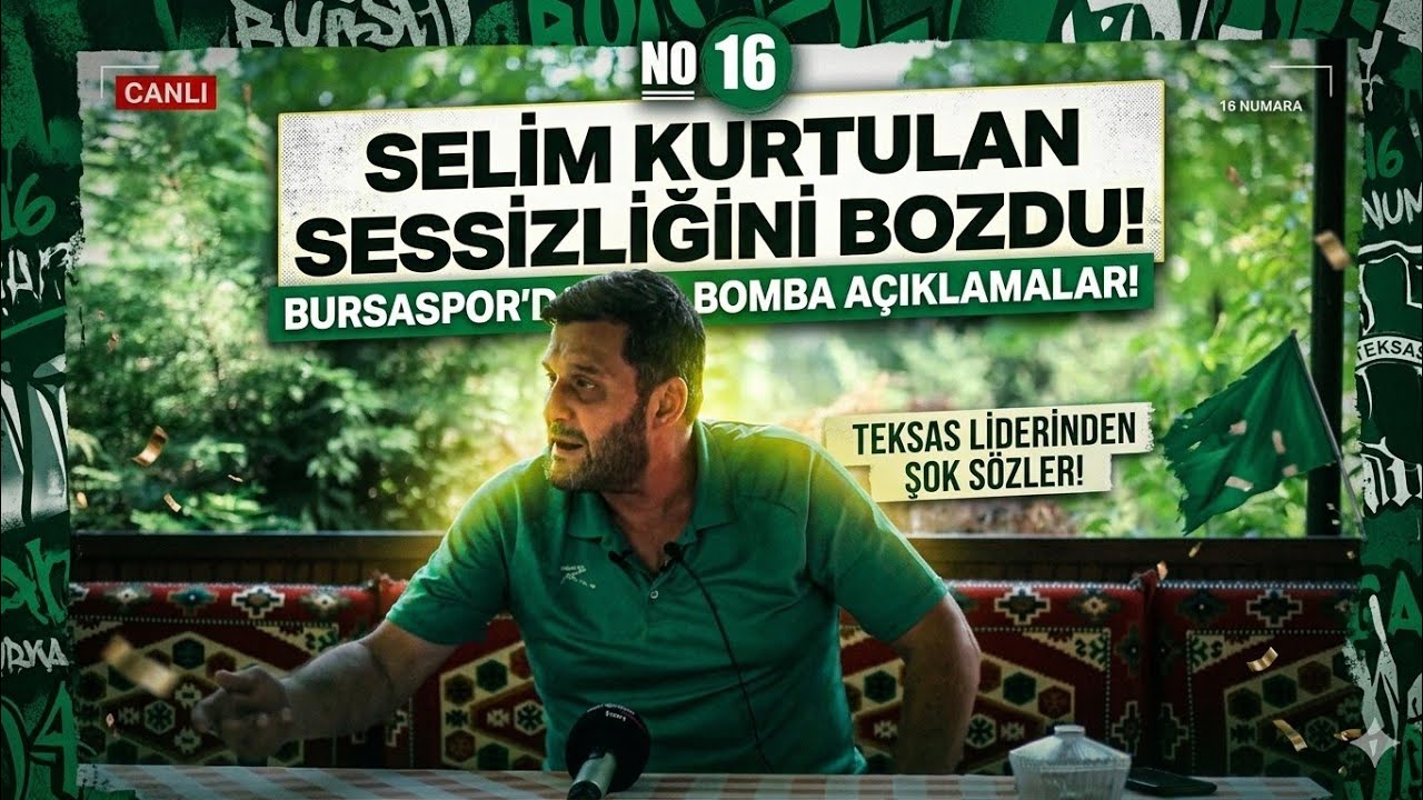 BURSASPOR | TRİBÜN LİDERİ SELİM KURTULAN'DAN GÜNDEME DAİR AÇIKLAMALAR