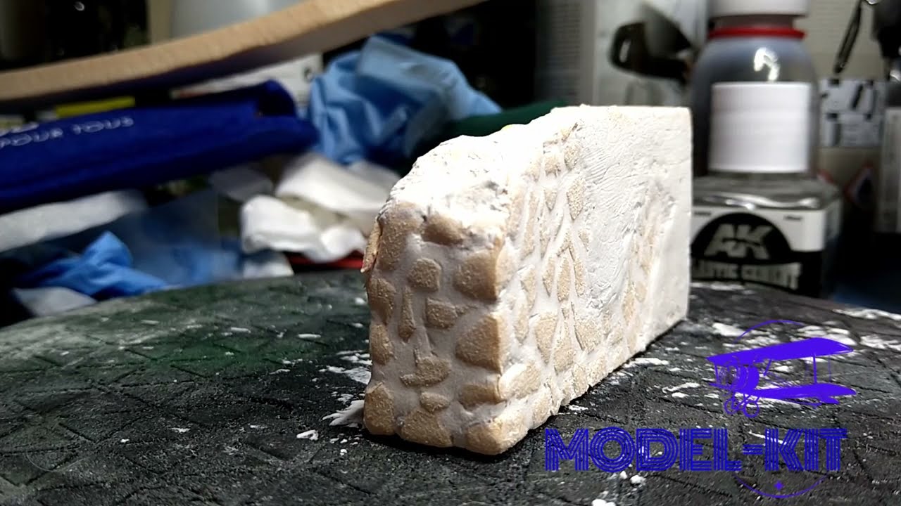 tuto maquette mur avec polystyrène extrudé