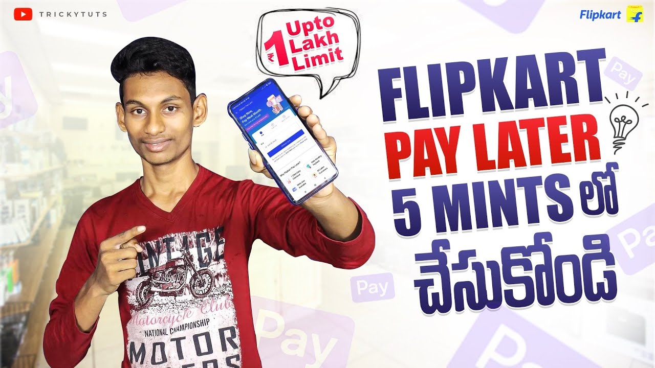 How To Apply Flipkart Pay Later In Telugu | Flipkart Pay Later Full Details In Telugu | TrickyTuts