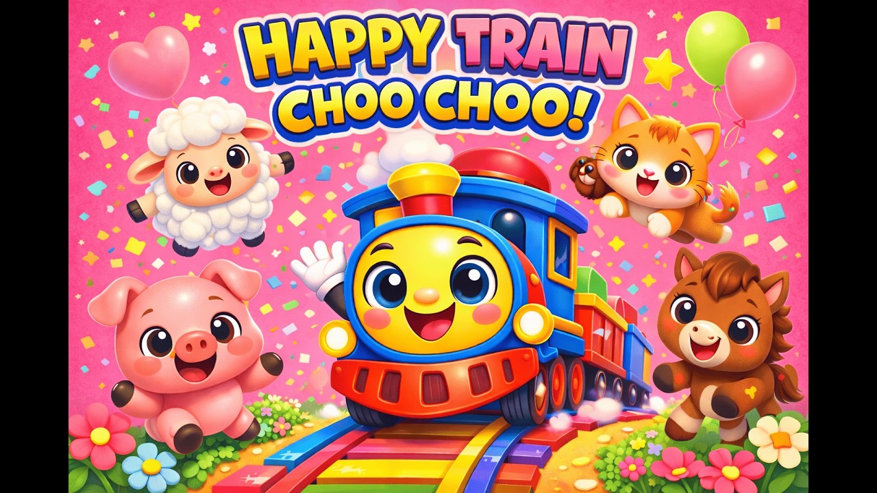 Train Choo Choo Song | Newborn Baby Songs & Nursery Rhymes #nurseryrhymes #kidssongs #kidsvideo