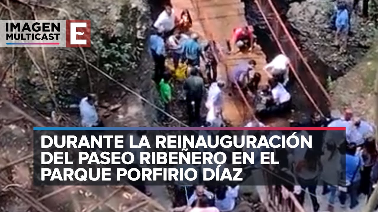 LO ÚLTIMO: Colapso de puente colgante en Cuernavaca, Morelos, deja varios heridos