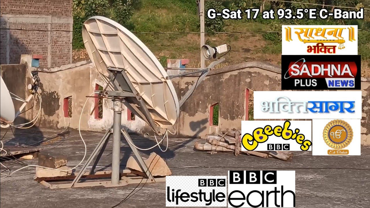 G-Sat 17 at 93.5&deg;E&nbsp;C-Band Satellite Letest Chennal List And All information