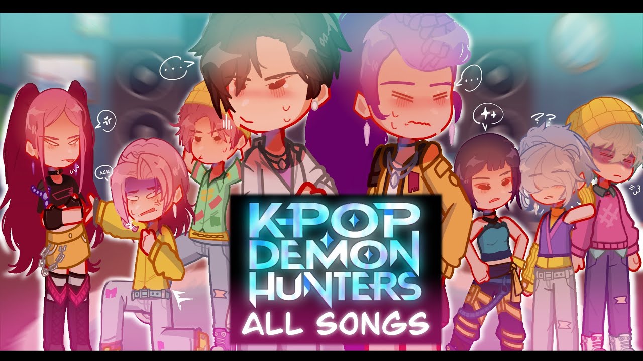 KPop Demon Hunters React to ALL SONGS — Saja Boys + HUNTR/X Supercut!!(2𝗑 𝗌𝗉𝖾𝖾𝖽)