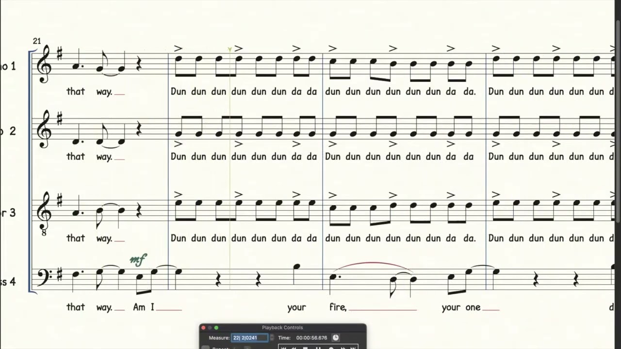 Tenor I Want It That Way Arranged by Nathan Howe