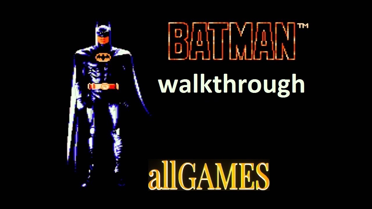 BATMAN NES full walkthrough.