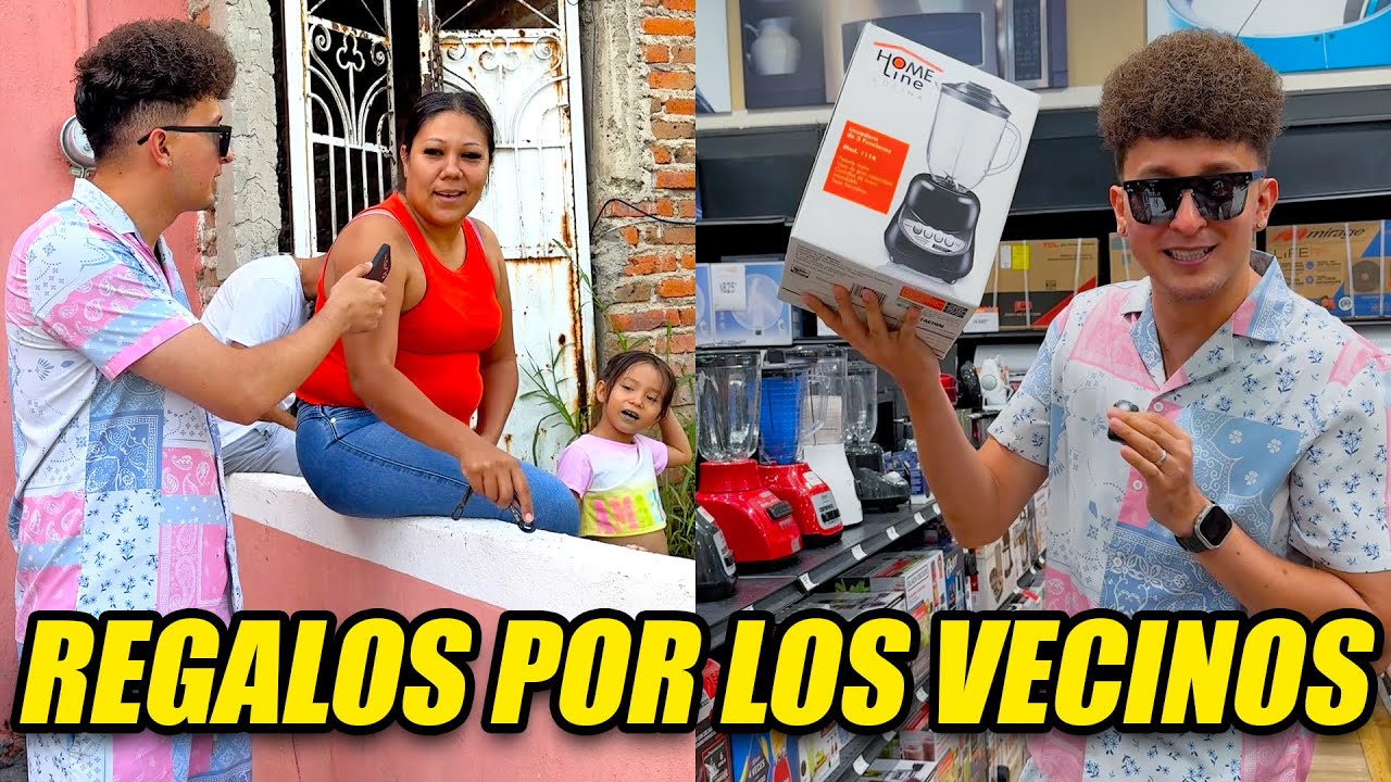 MILLONARIO SORPRENDE A LOS VIEJITOS! LOS VECINOS ELIGEN LOS REGALOS PARA SU CASA RENOVADA 😱