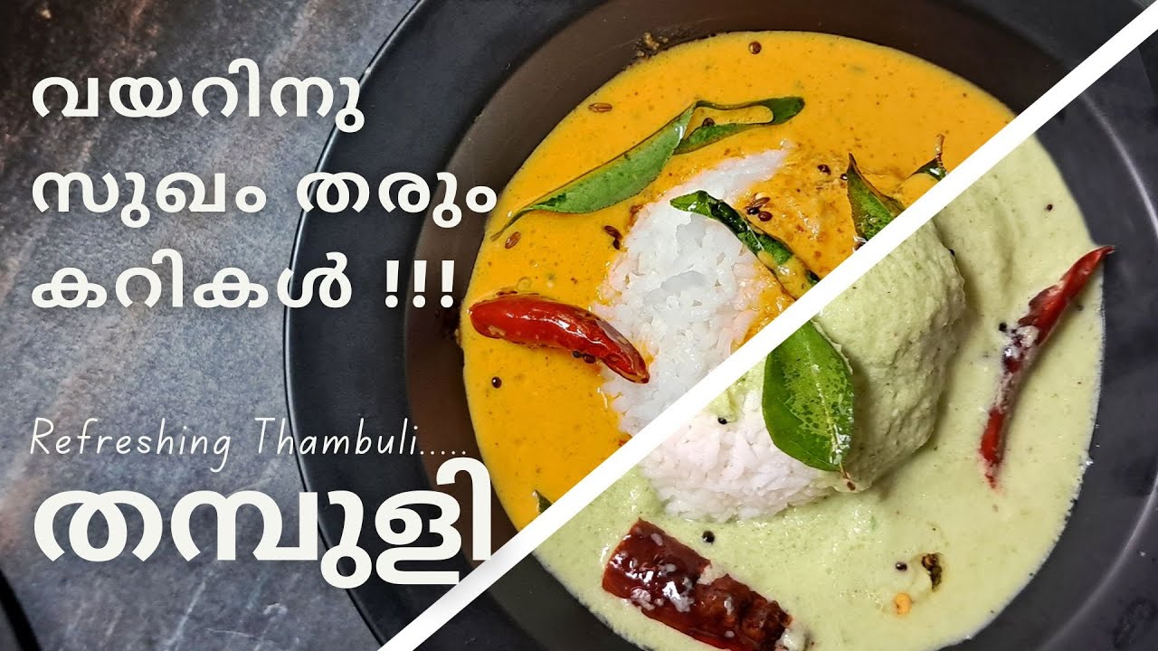 തമ്പുളി | വയറിനു സുഖം തരും സാത്വിക് കറികൾ  | Thambuli | #thambuli #satvik #diabeticrecipe