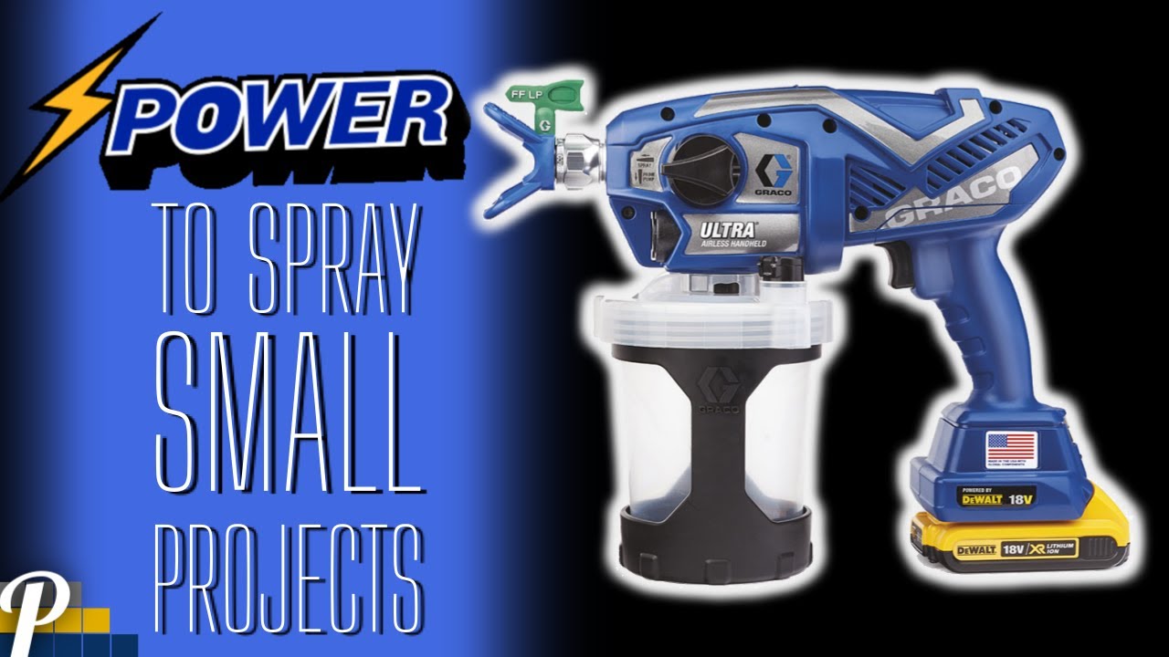 The Best Paint Sprayer. GRACO ULTRA HANDHELD. Painting Small Projects