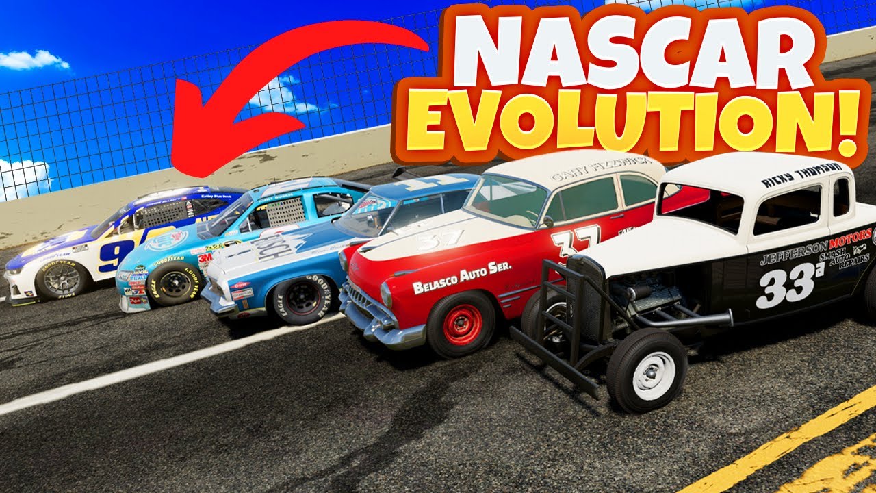 New vs Old NASCAR Stock Car Evolution Race ENDS IN CHAOS! | BeamNG Drive