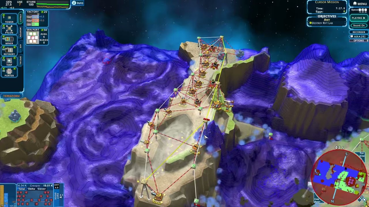 MISSION CURSOR - CREEPER WORLD 4
