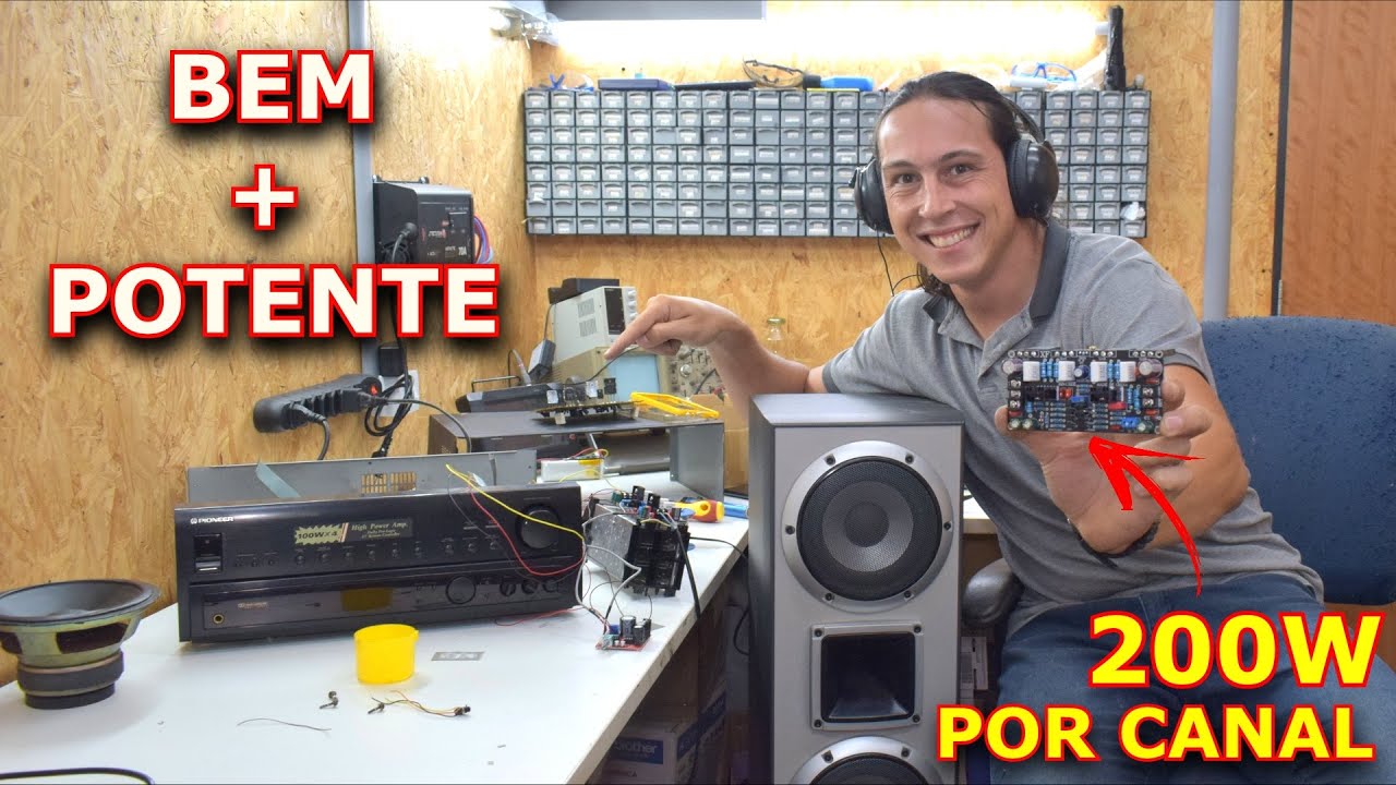 COMO AUMENTAR A POTÊNCIA DO SEU SOM ANTIGO