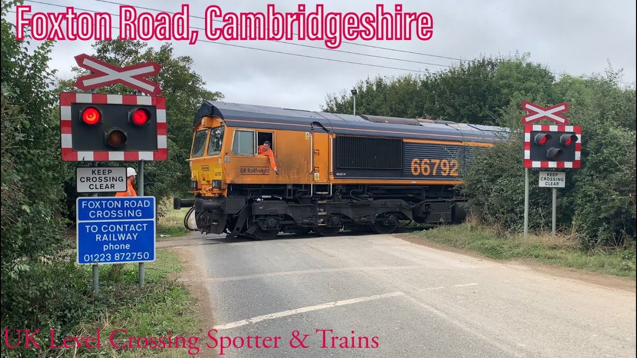 Rare Activation, Unique Crossing Setup, Foxton Road Level Crossing, Cambridgeshire