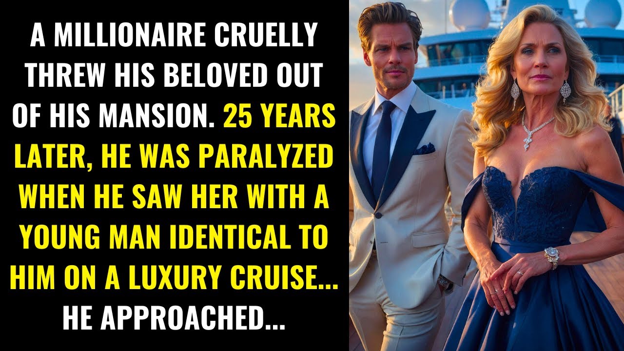 A MILLIONAIRE CRUELLY THREW HIS BELOVED OUT OF HIS MANSION. 25 YEARS LATER, HE WAS PARALYZED WHEN...
