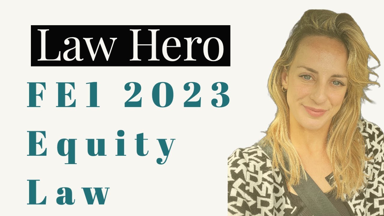 FE1 EQUITY LAW 2023