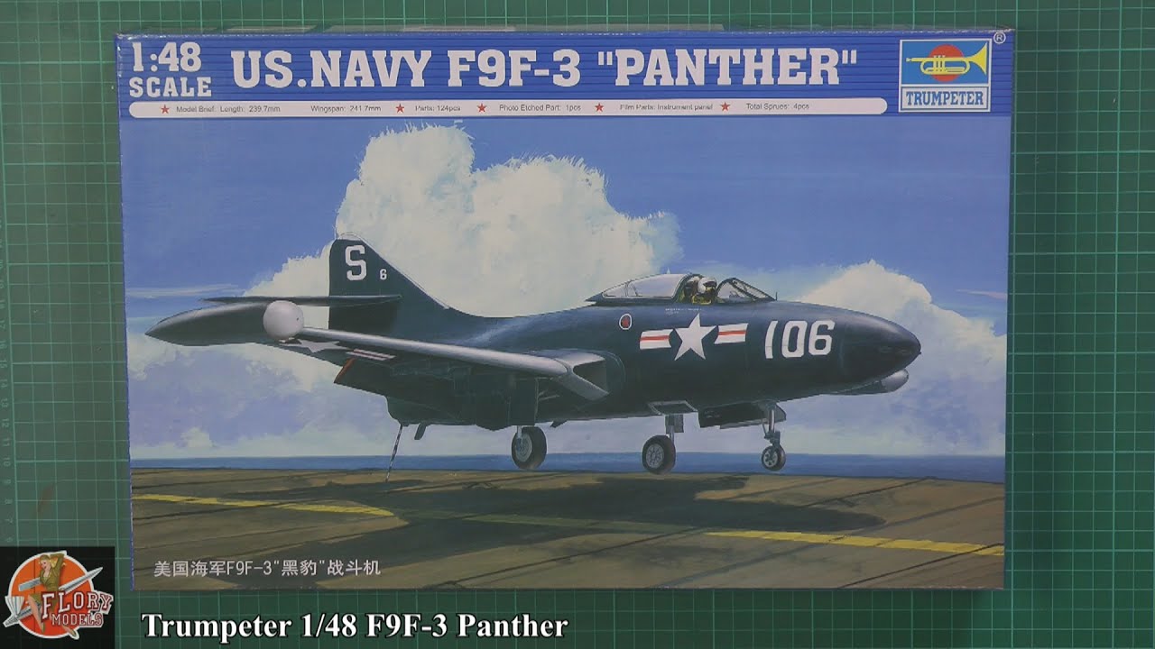 Trumpeter 1/48th F 9F Panther Review
