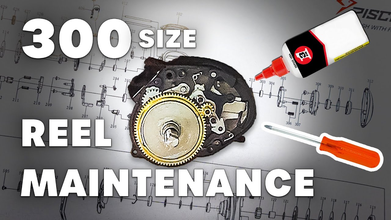 Baitcaster Service Tutorial - Piscifun Alijoz 300 Size Reel