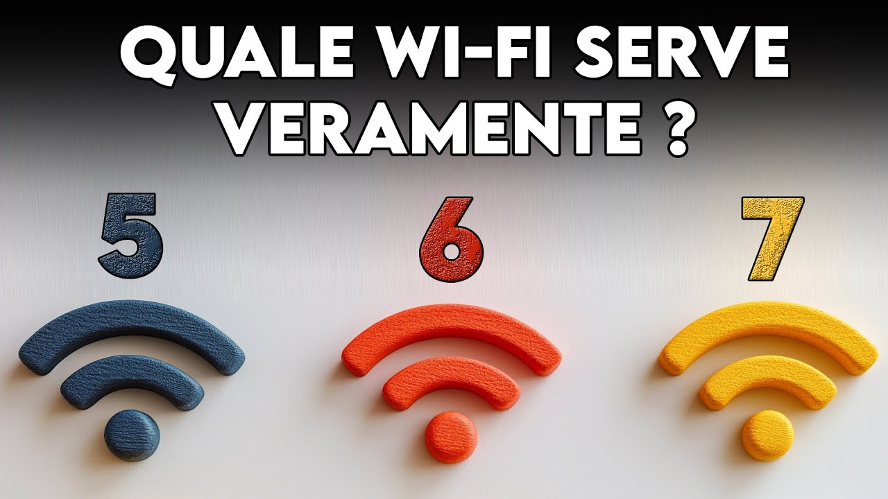 Quale Wi-Fi serve veramente ? Wi-Fi 5, 6, 6E o 7 ?