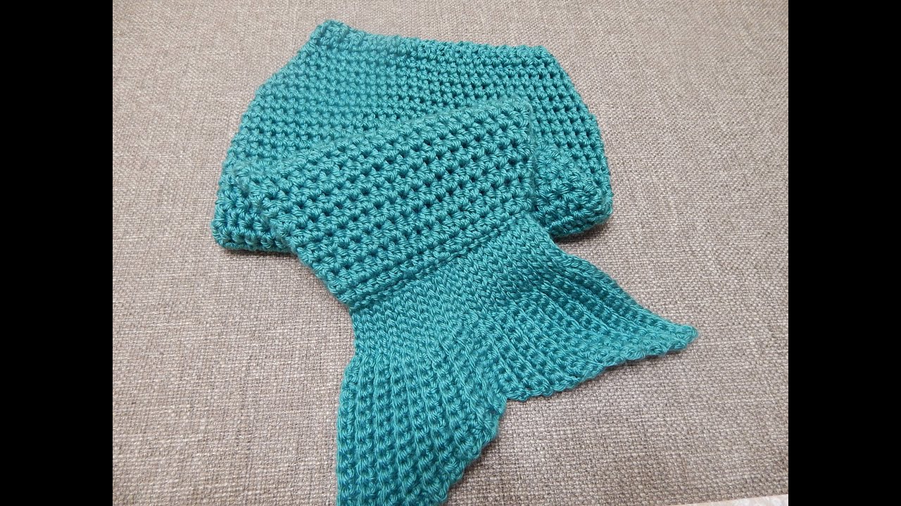 Cola de Sirena para Bebe Crochet