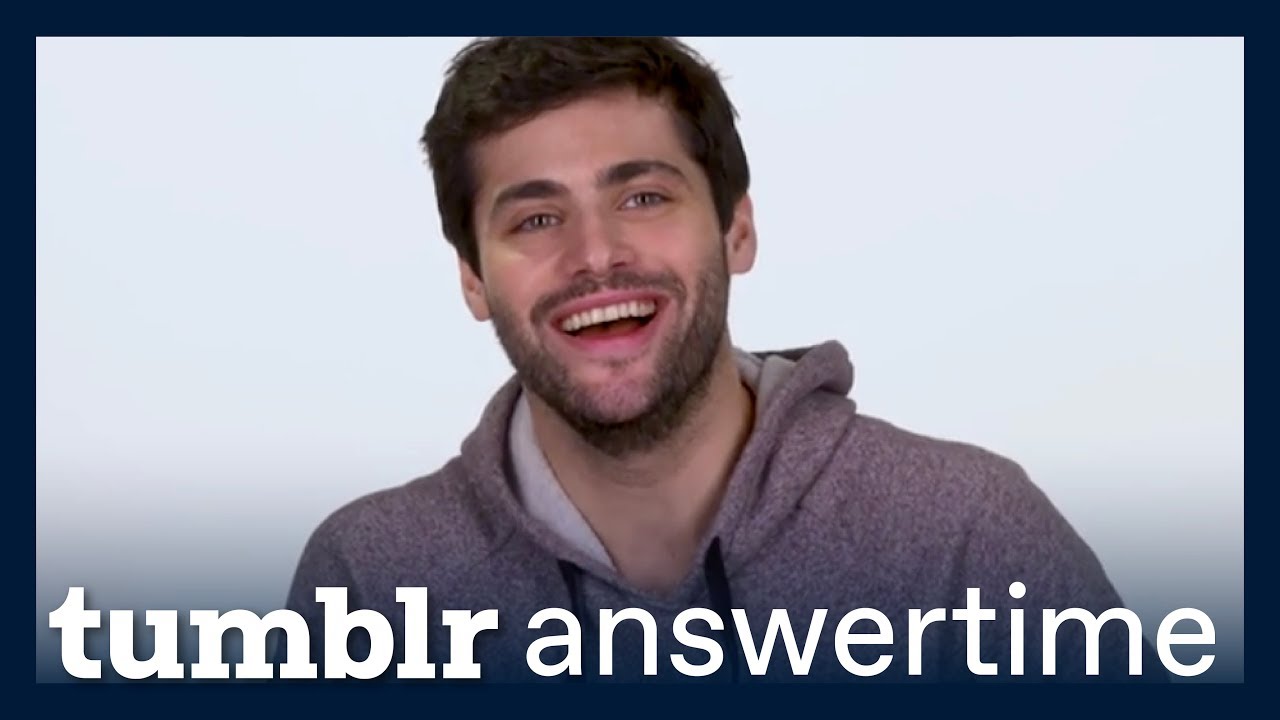Matthew Daddario from Shadowhunters | Tumblr Answer Time