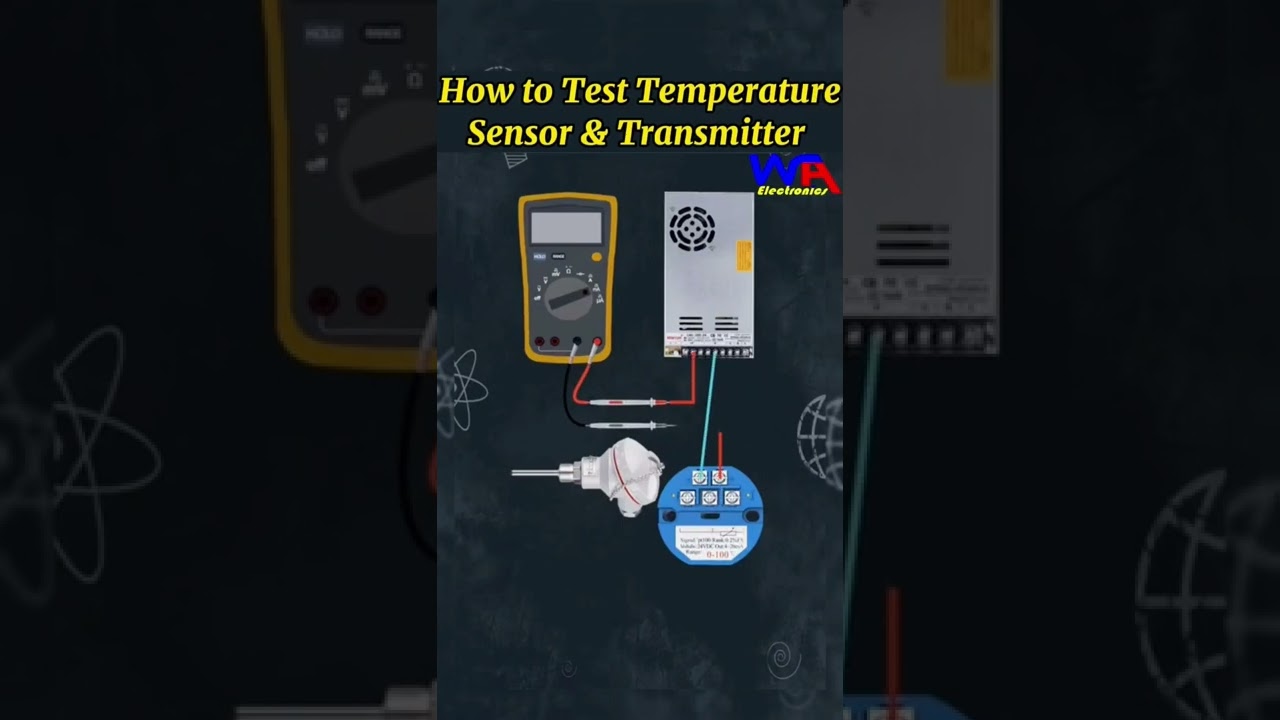 Testing of Temperature Transmitter #electrical #electronic #shorts