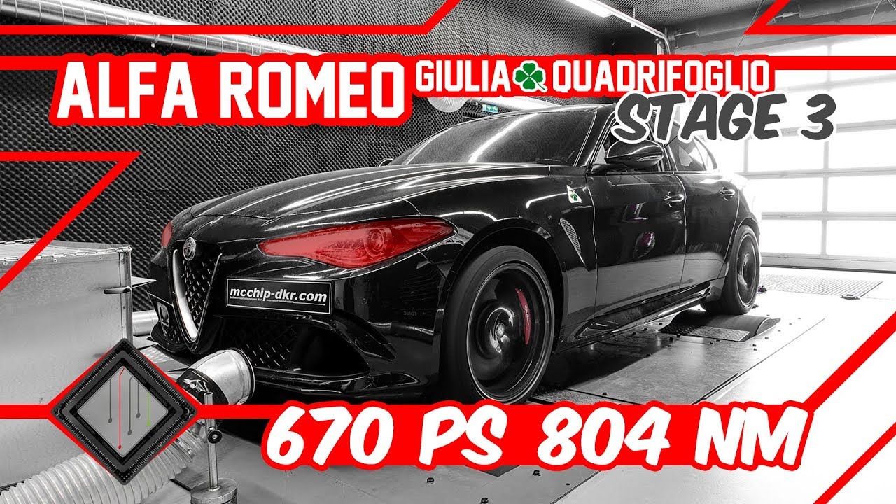 Alfa Romeo Giulia QV Stage 3 | 670 PS & 804 Nm | mcchip-dkr